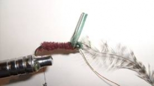 Atando un Acocil, para la pesca de trucha