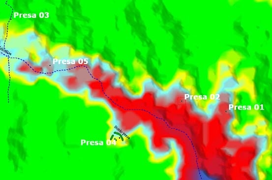 Tridemiensional presa falcón