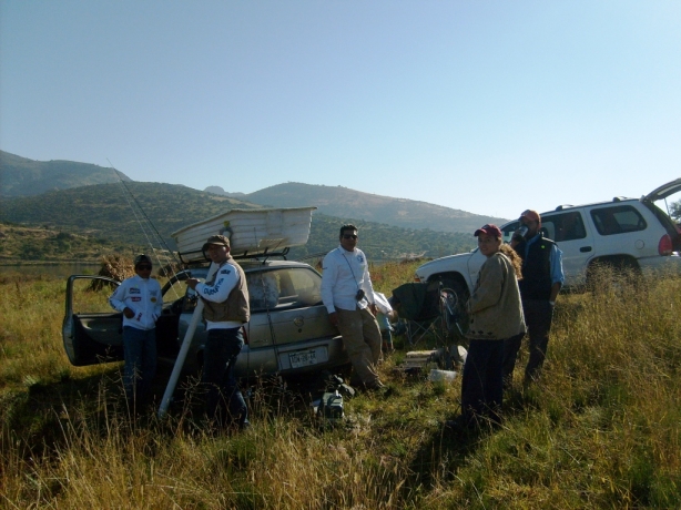 Paso de Vaqueroa Guanajuato Curso lobina  2009