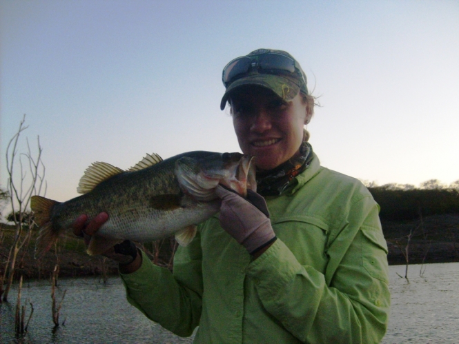 Pescando con Duper Fluke por la tarde