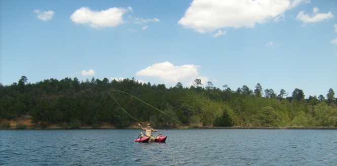 Yaisa Corrales pesca con mosca Fly Fishing Donde Pescar