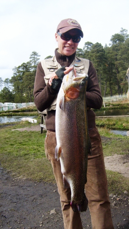 Yaisa Corrales Pesca con mosca Fly Fishing Donde Pescar