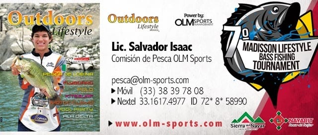 Torneo Lobina La Tranquila Bass Life Tournament, Aguamilpa, Nayarit