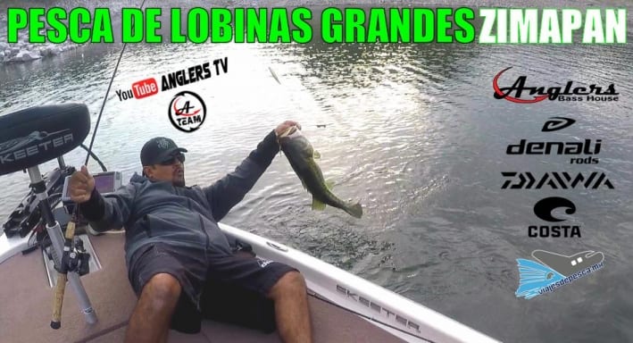 Anglers Tv, ZIMAPAN, ¡Que buena pesca de LOBINAS GRANDES!