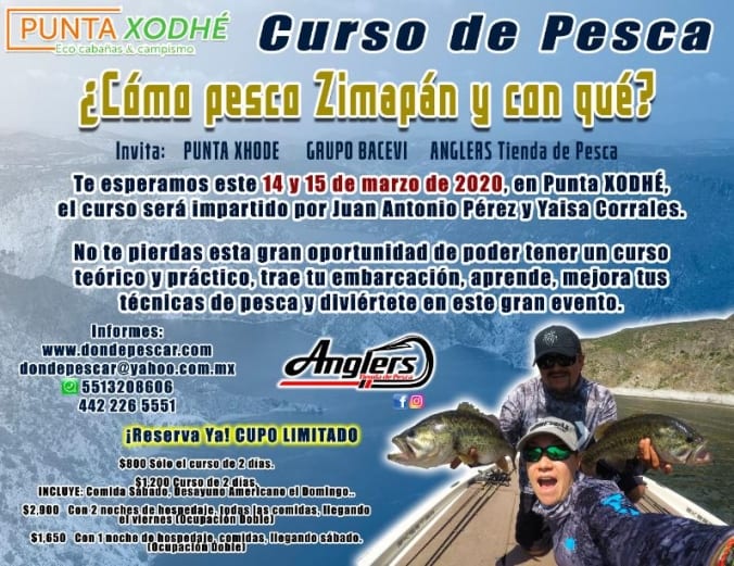 Curso de Pesca, ¿Cómo pesco Zimapán y con qué? 14-15 Marzo 2020