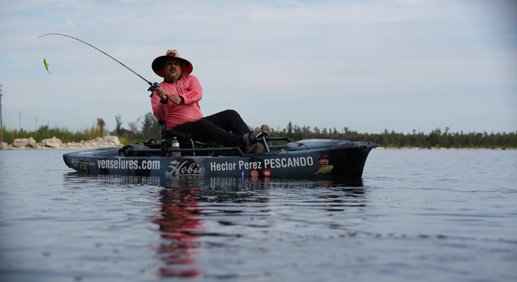 Héctor Perez Pescando, Ceo de VENSE Lures