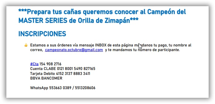 CAMPEONATO DE PESCA DE LOBINA DE OTOÑO 2022, PRESA ZIMAPAN