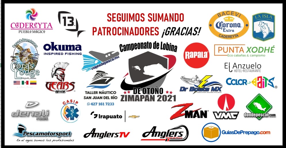 CAMPEONATO DE PESCA DE LOBINA DE OTOÑO 2022, PRESA ZIMAPAN