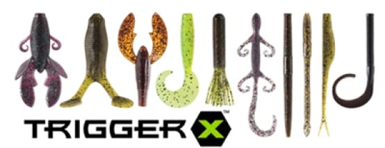 Plásticos Trigger-X Aggression con feromonas de Rapala (Video).