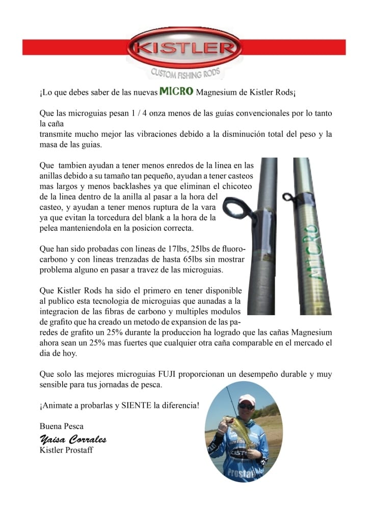 Micro magnesium Kistler Rods