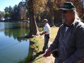 Pescando en la Ex Hda de Chautla con Mike Ritz