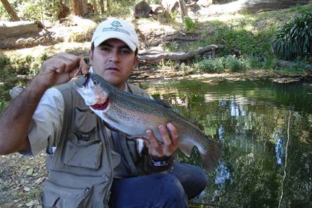 Pescando en la Ex Hda de Chautla con Mike Ritz