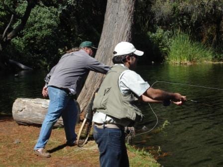 Pescando en la Ex Hda de Chautla con Mike Ritz