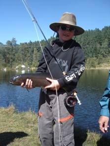 Reporte de la pesca en la Cienega