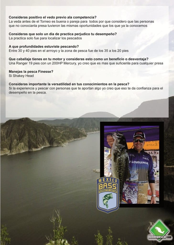 Entrevista con Víctor Calvillo SEGUNDO LUGAR México BASS Federation 2012